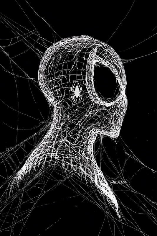 Black and white spider man WS55