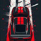 Red and balck car WC26