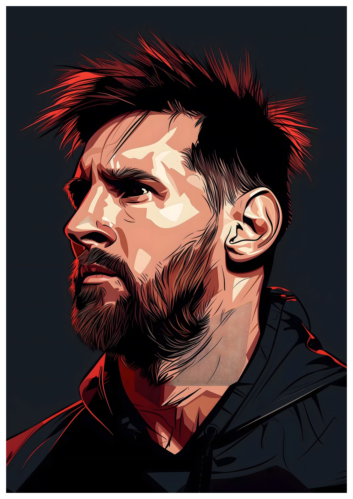 Lionel Messi Illustration Art PF74