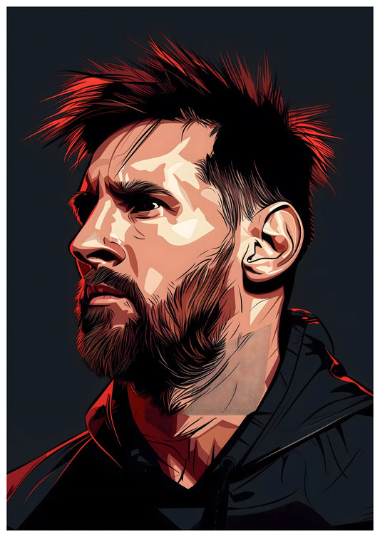 Lionel Messi Illustration Art PF74