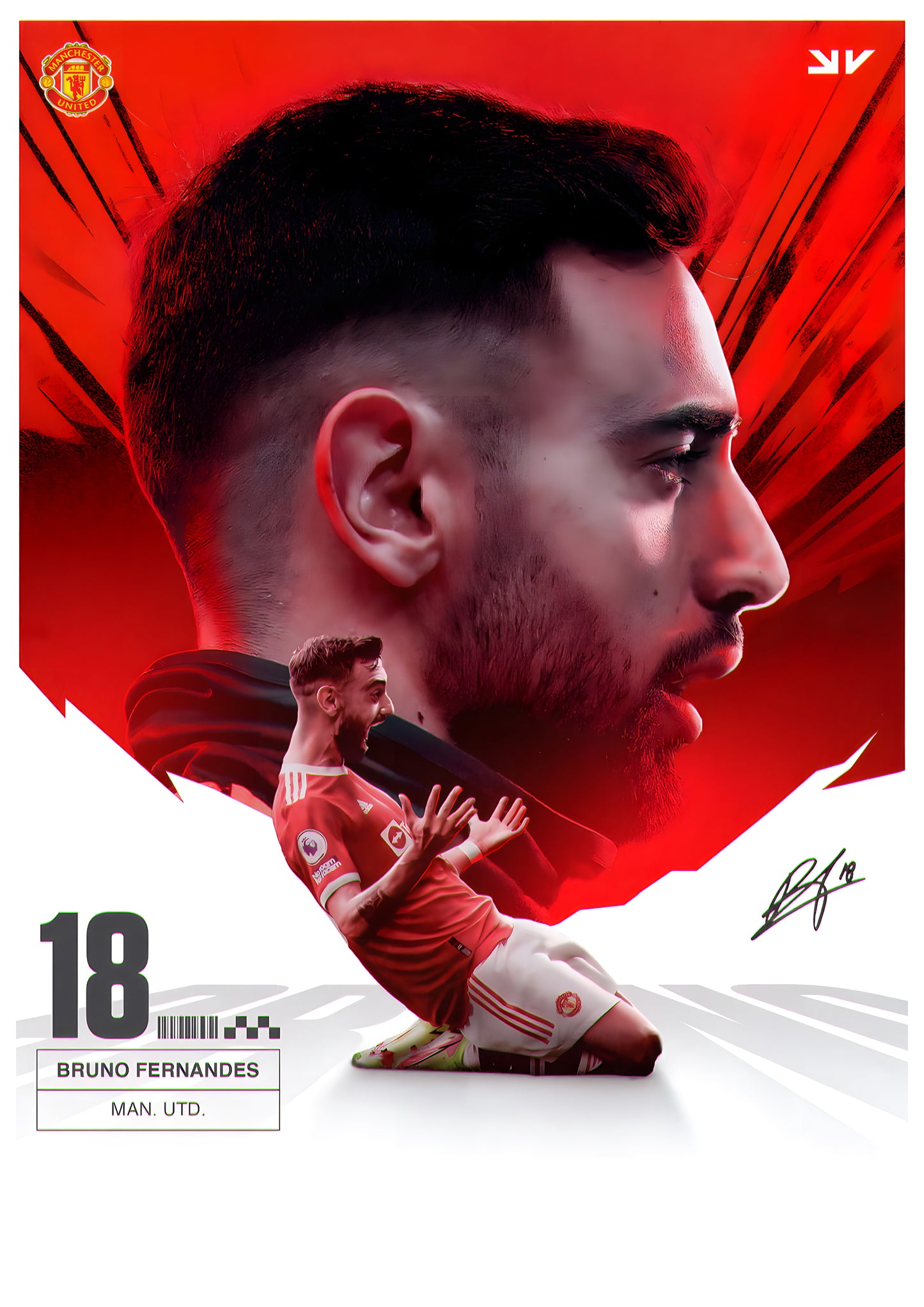Bruno Fernandes Soccer PF58