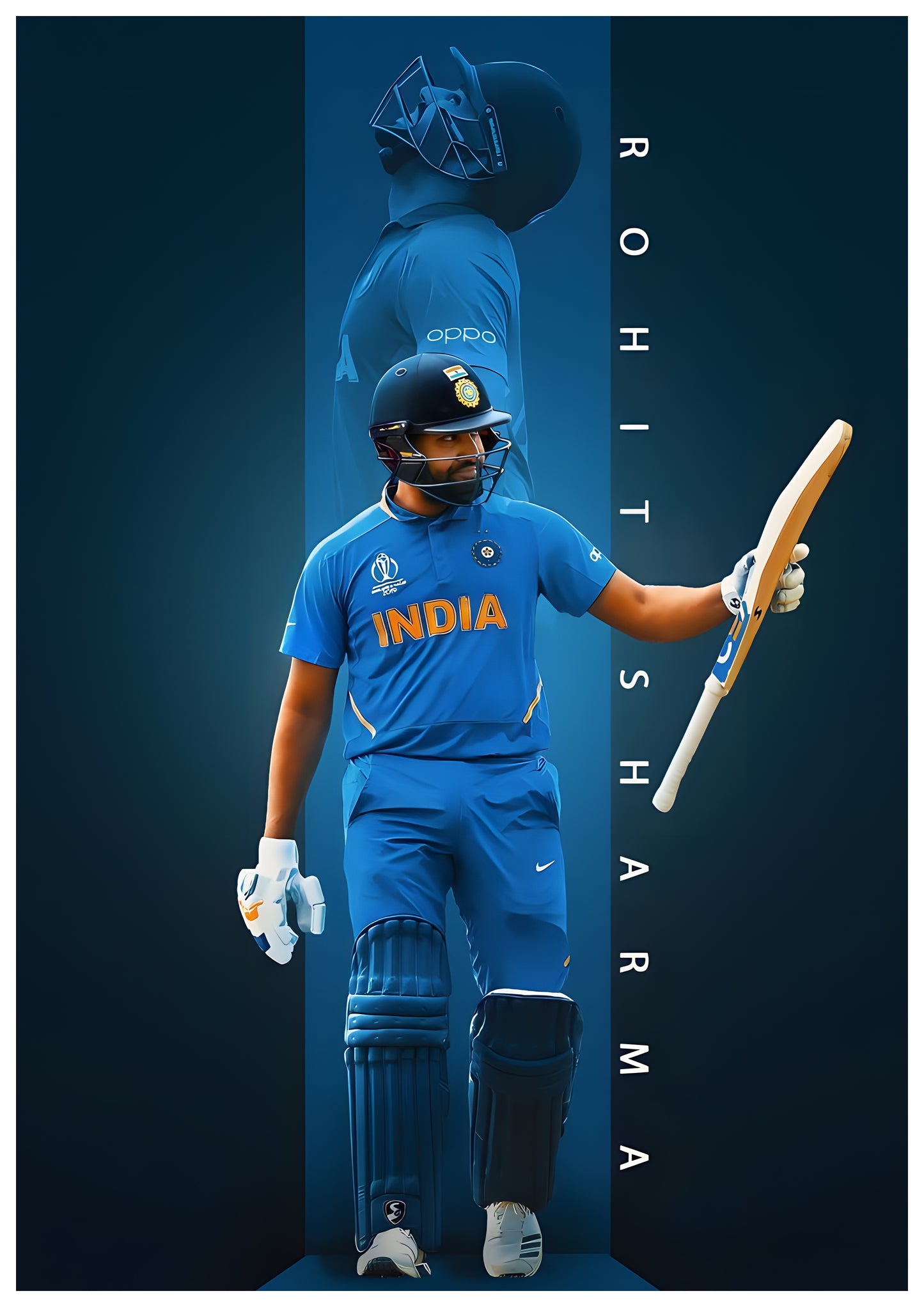 Rohit Sharma Hitman Poster PC44