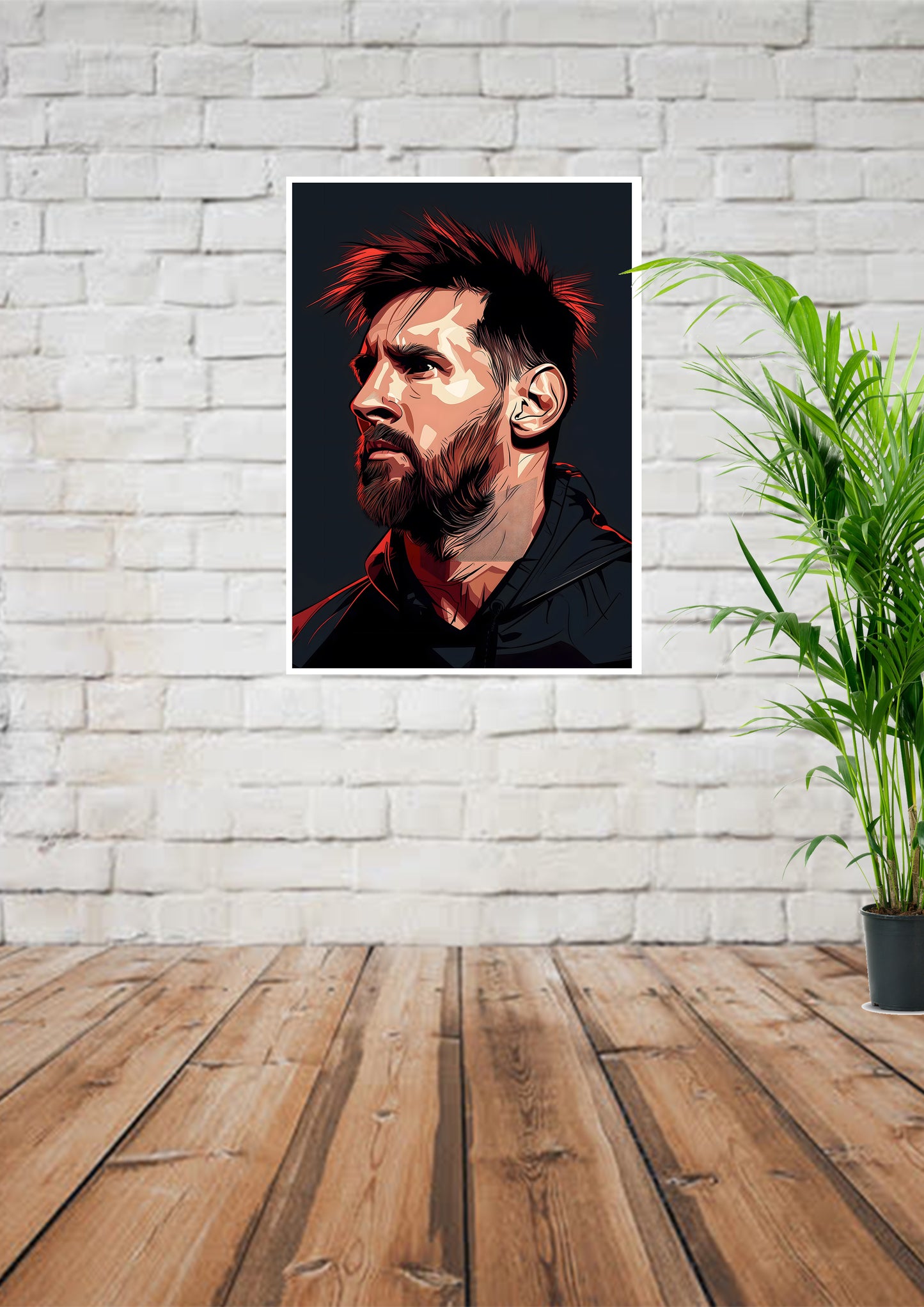 Lionel Messi Illustration Art PF74